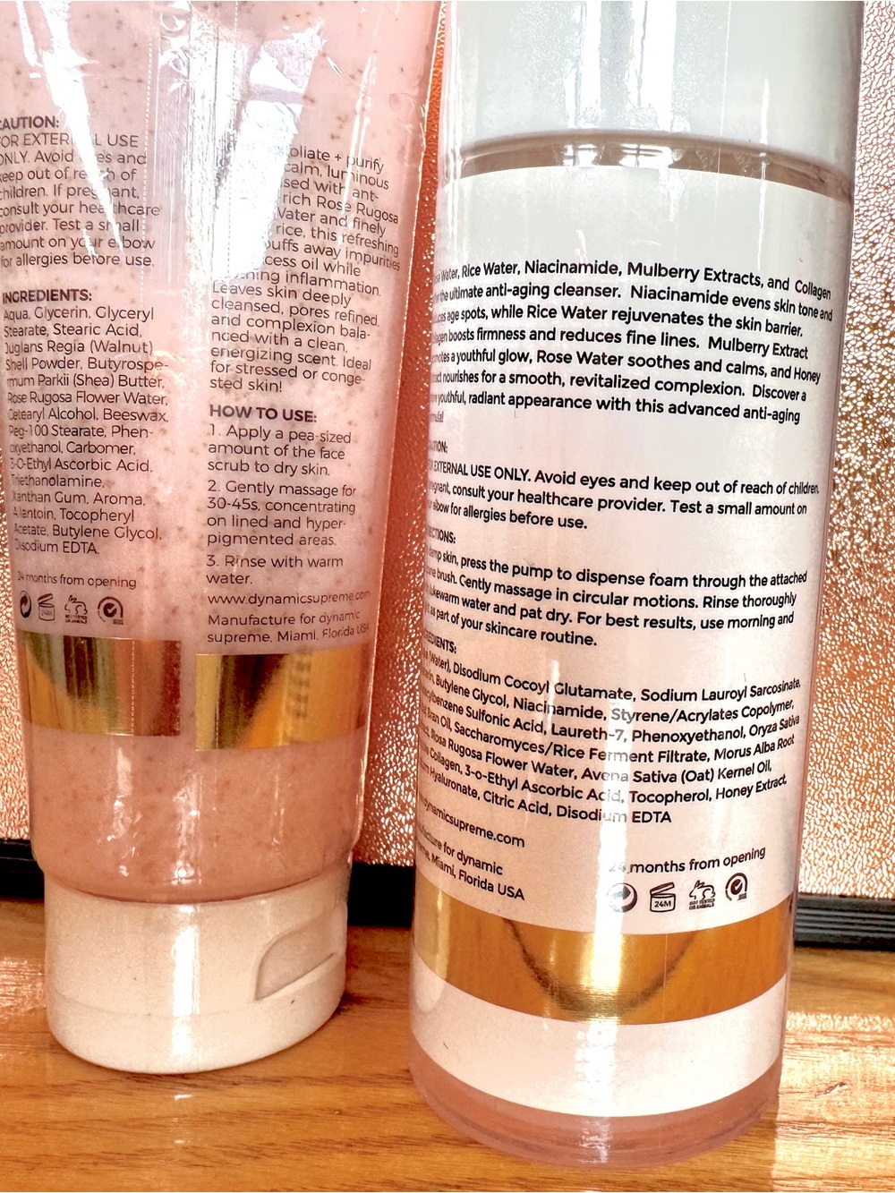 Rose Quartz Peptide Facial Cleanser & Scrub - Picture 3 of 3